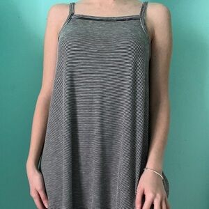 MOSSIMO — black & white striped, loose dress